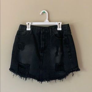 jean skirt